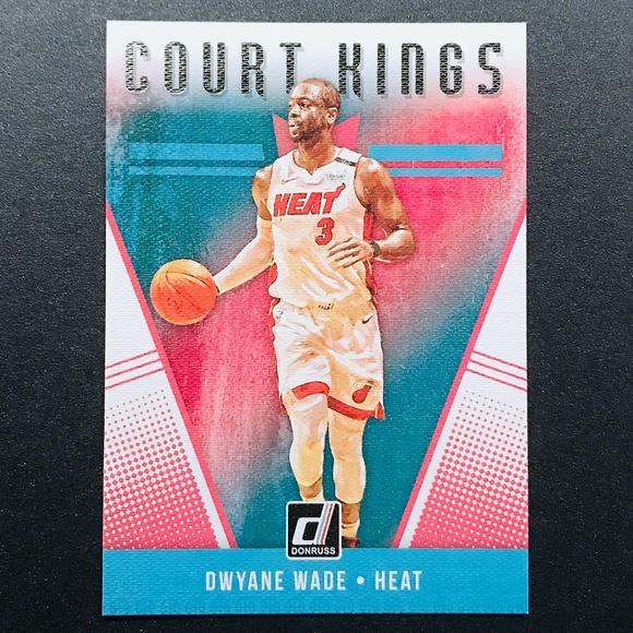 Dwyane Wade - 2018-19 Donruss Court Kings #28 - Picture 1 of 2